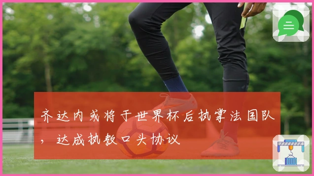 齐达内或将于世界杯后执掌法国队，达成执教口头协议